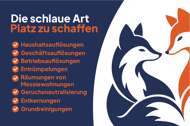 Visitenkarten Rümpelfuchs, Vorderseite